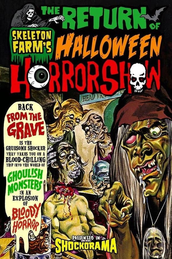 The Return of Skeleton Farm's Halloween Horrorshow backdrop
