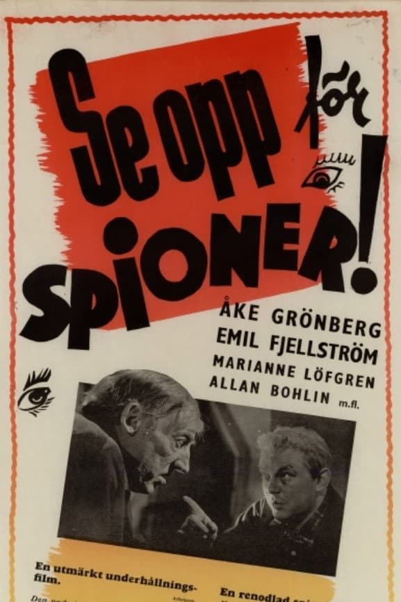 Se opp för spioner! backdrop