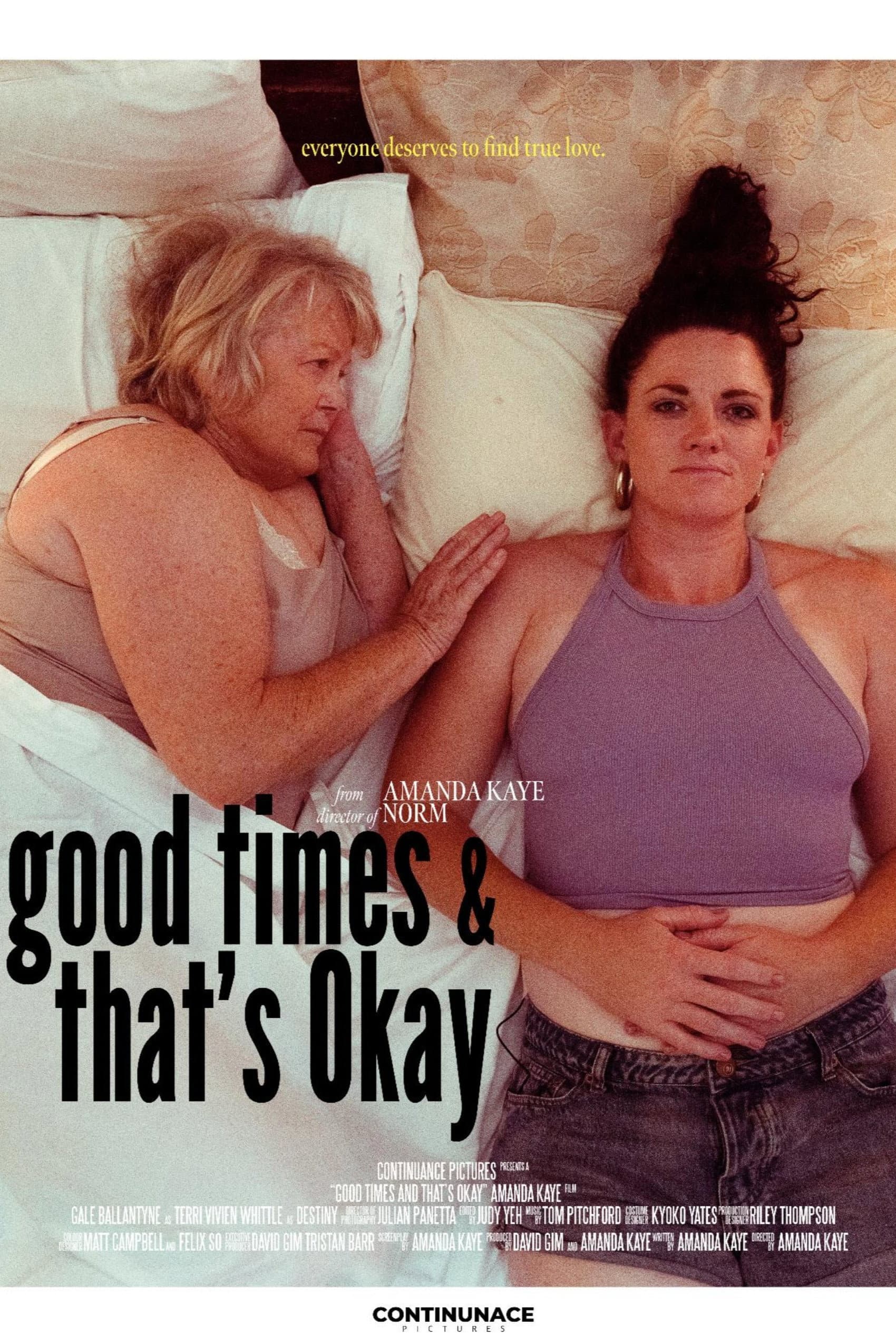 Good Times and That's Okay backdrop