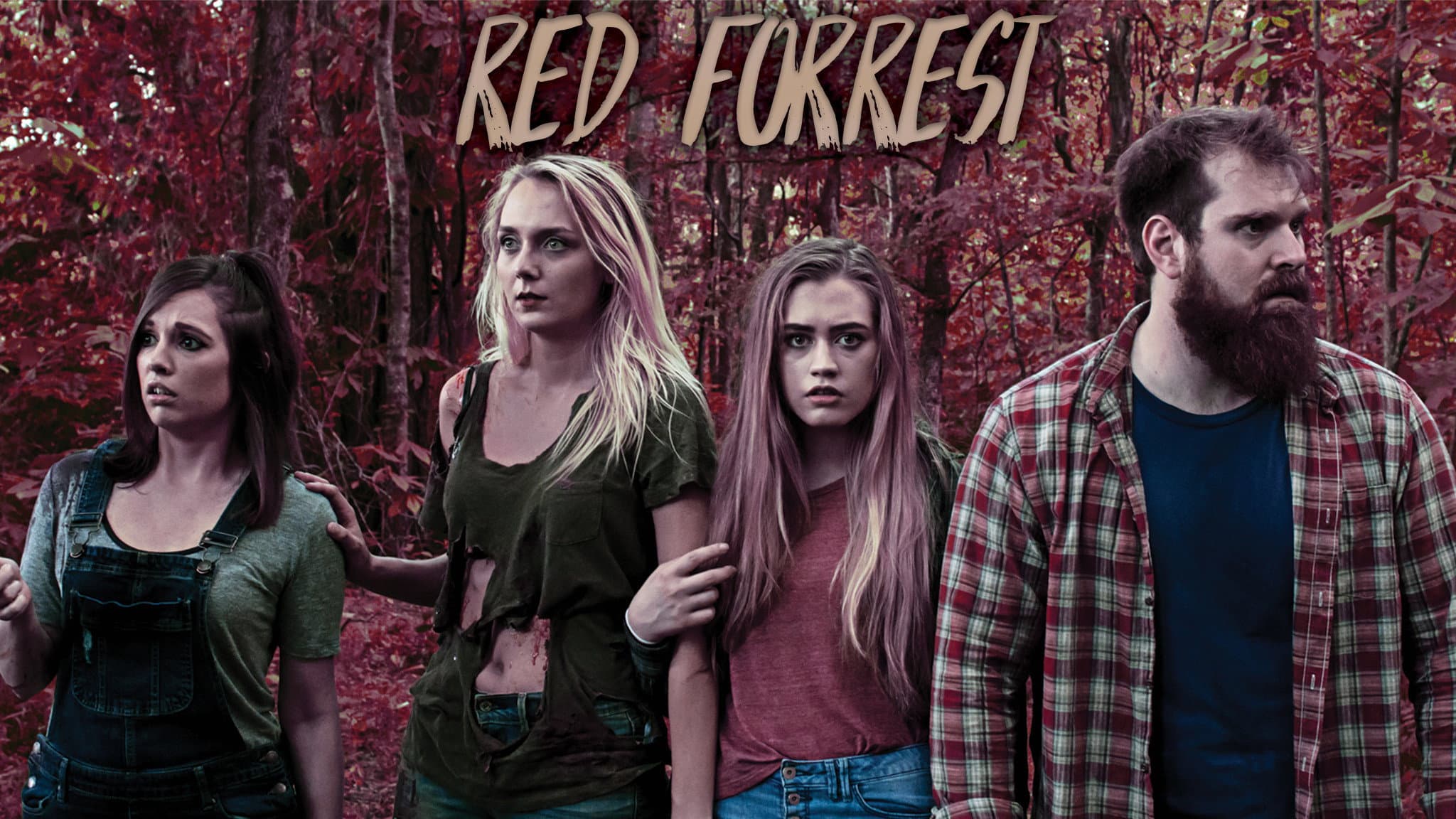 Red Forrest backdrop
