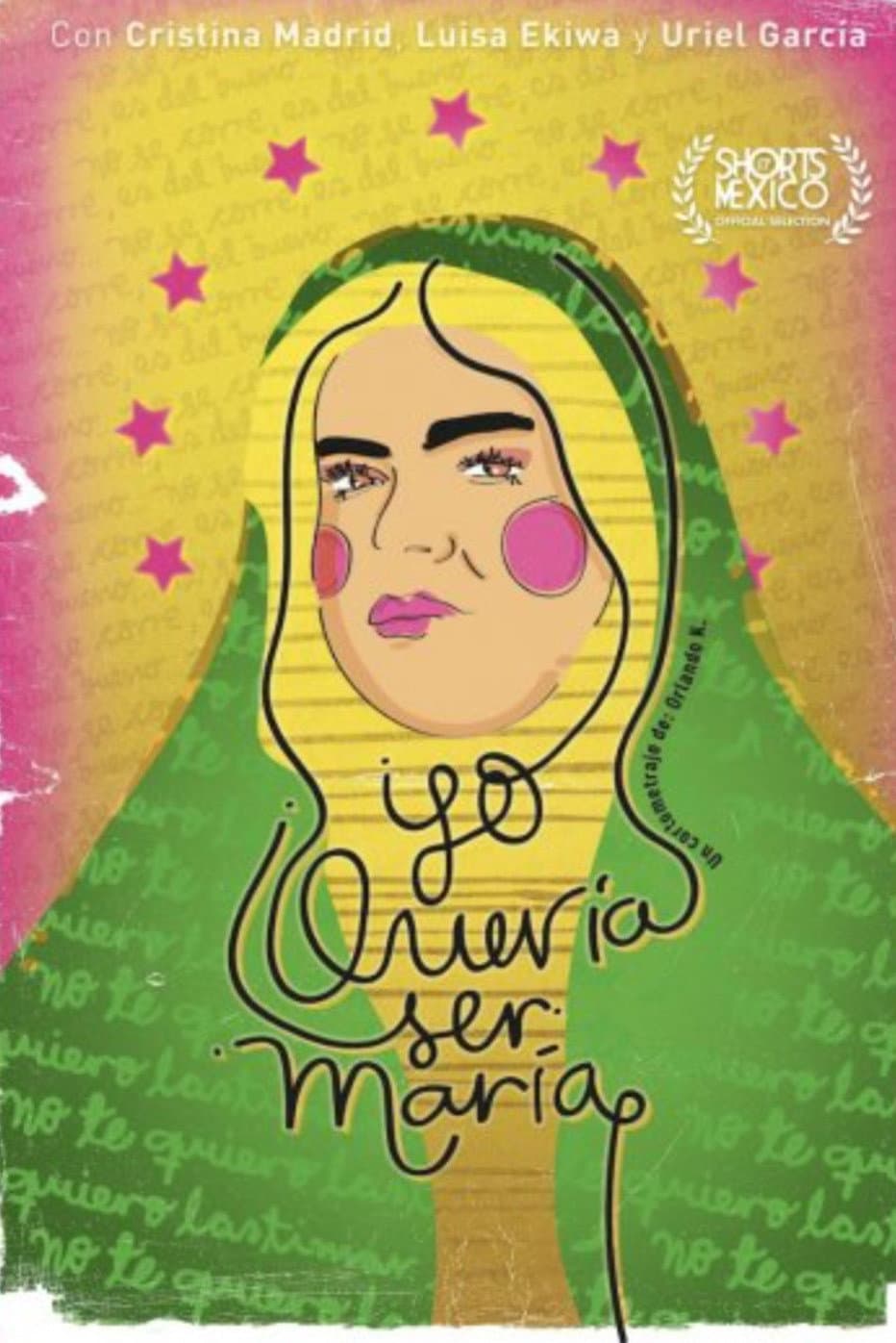 Yo quería ser María backdrop