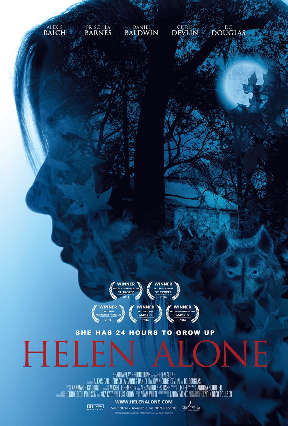 Helen Alone backdrop