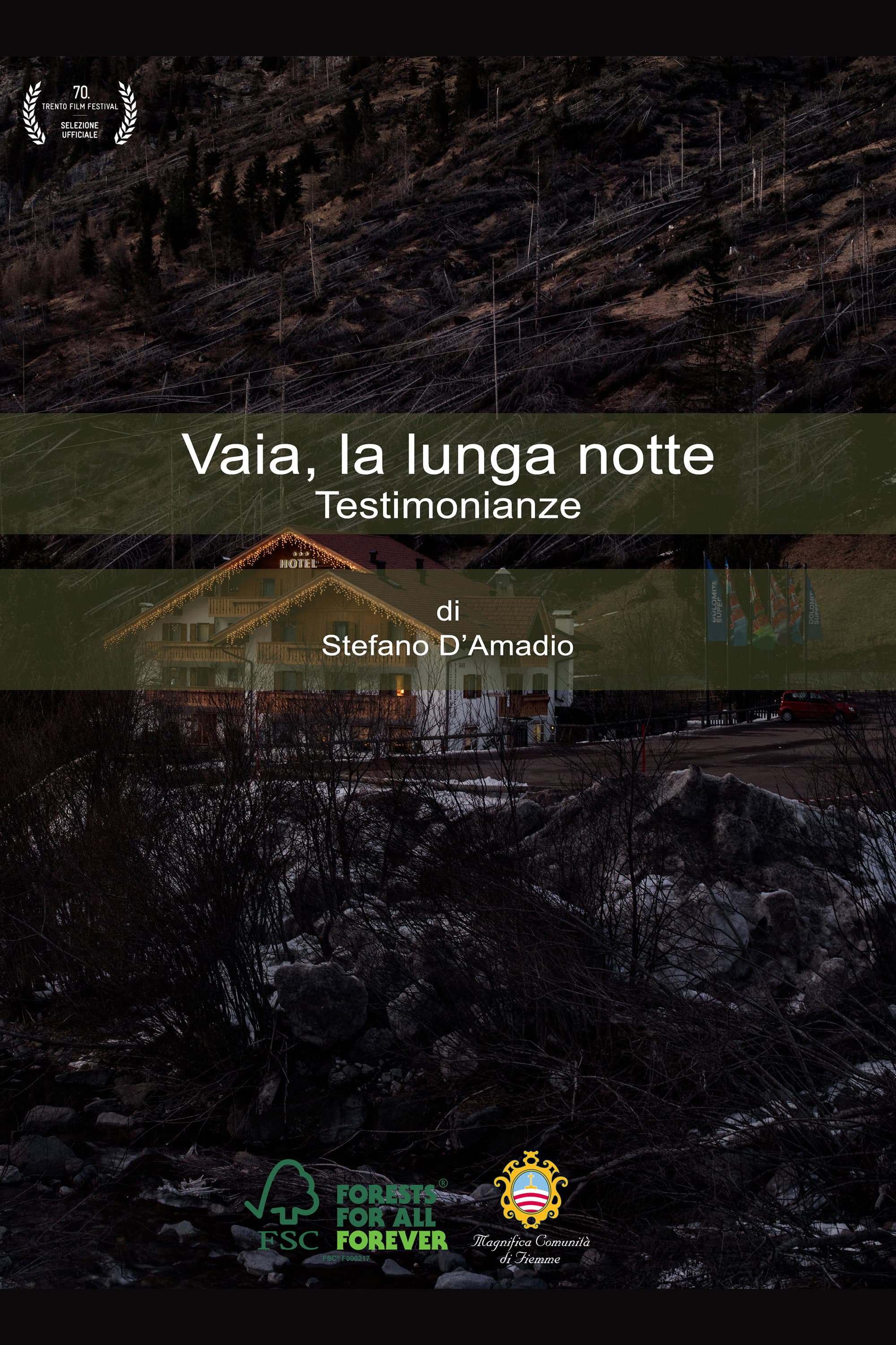 Vaia, la lunga notte. Testimonianze backdrop