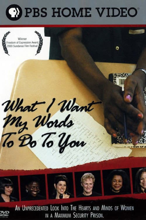 What I Want My Words to Do to You backdrop