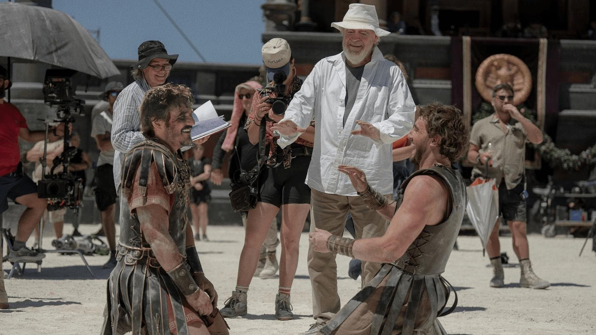 The Making of Gladiator II backdrop