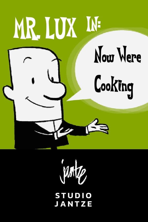 Mr. Lux: Now We're Cooking backdrop