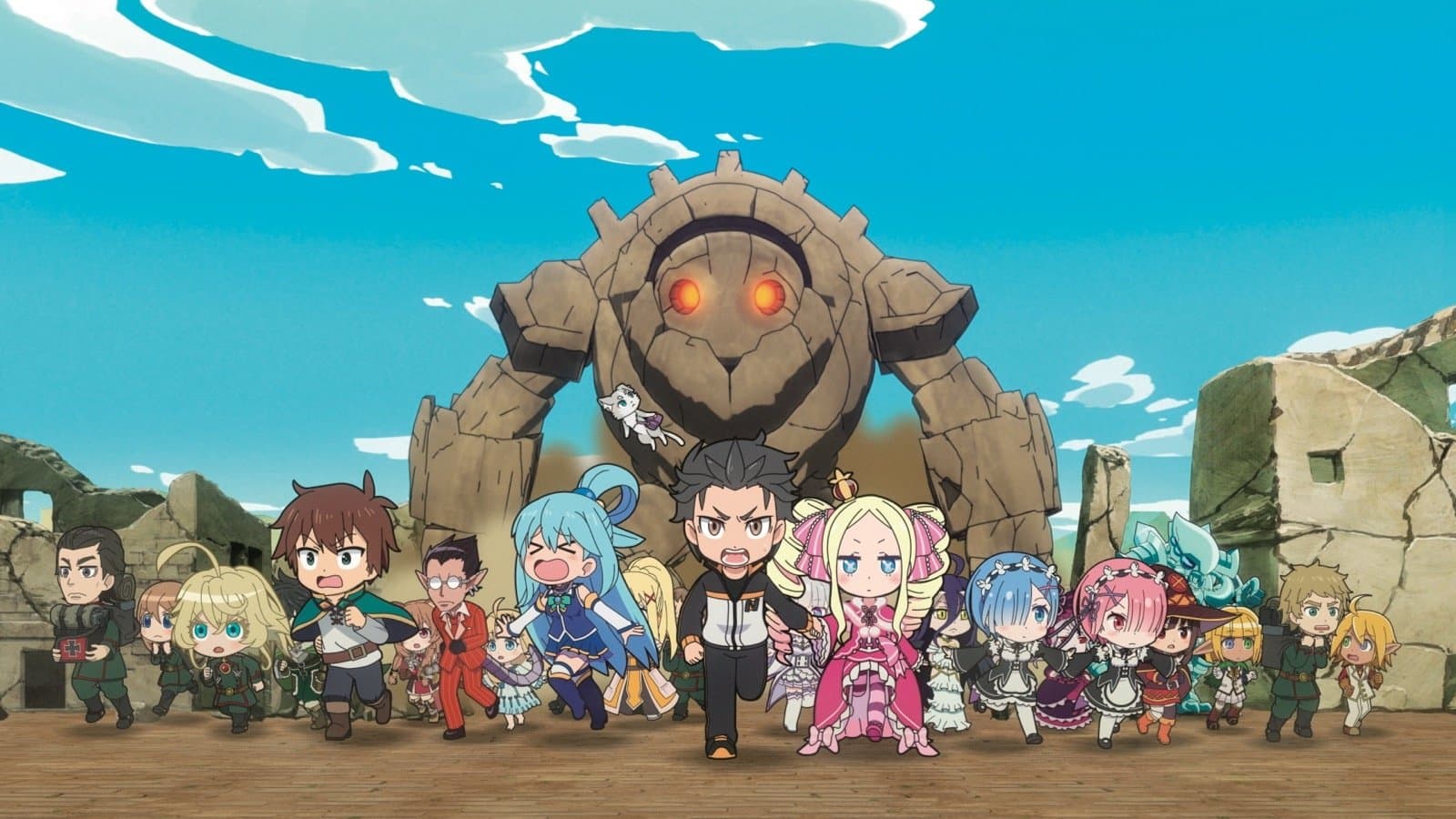 Isekai Quartet the Movie: Another World backdrop