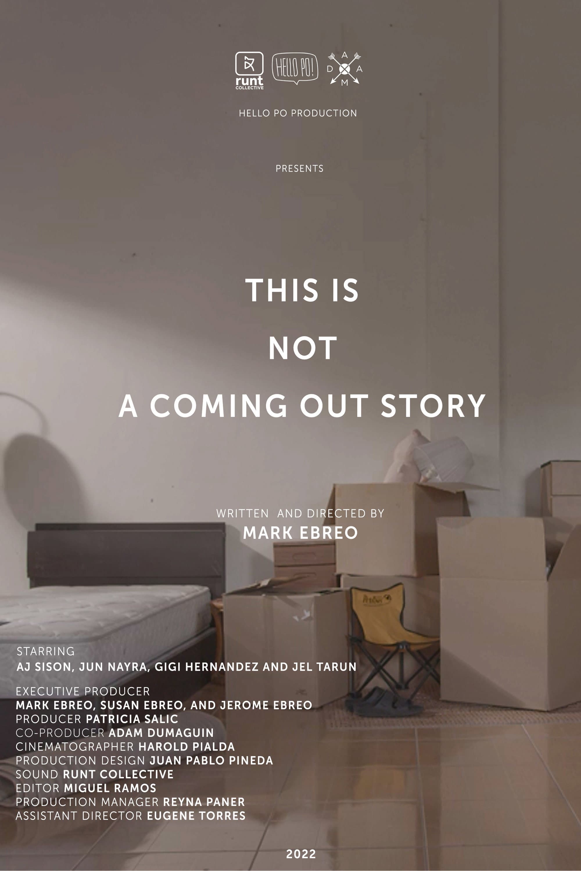 This is Not A Coming Out Story backdrop