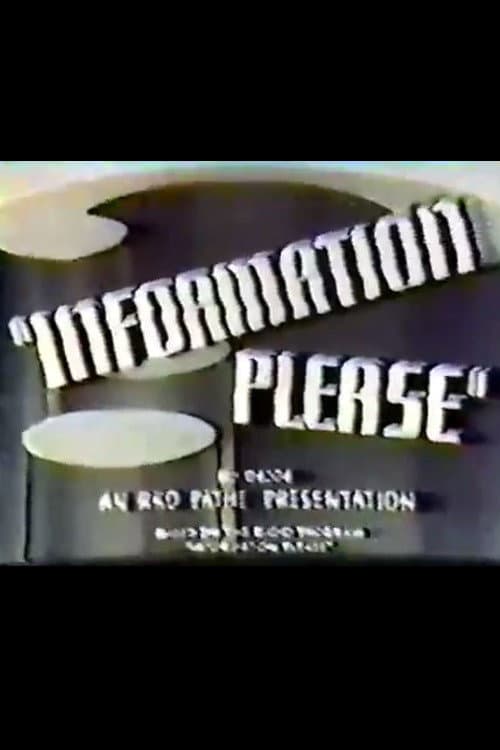 Information Please: Series 1, No. 1 backdrop