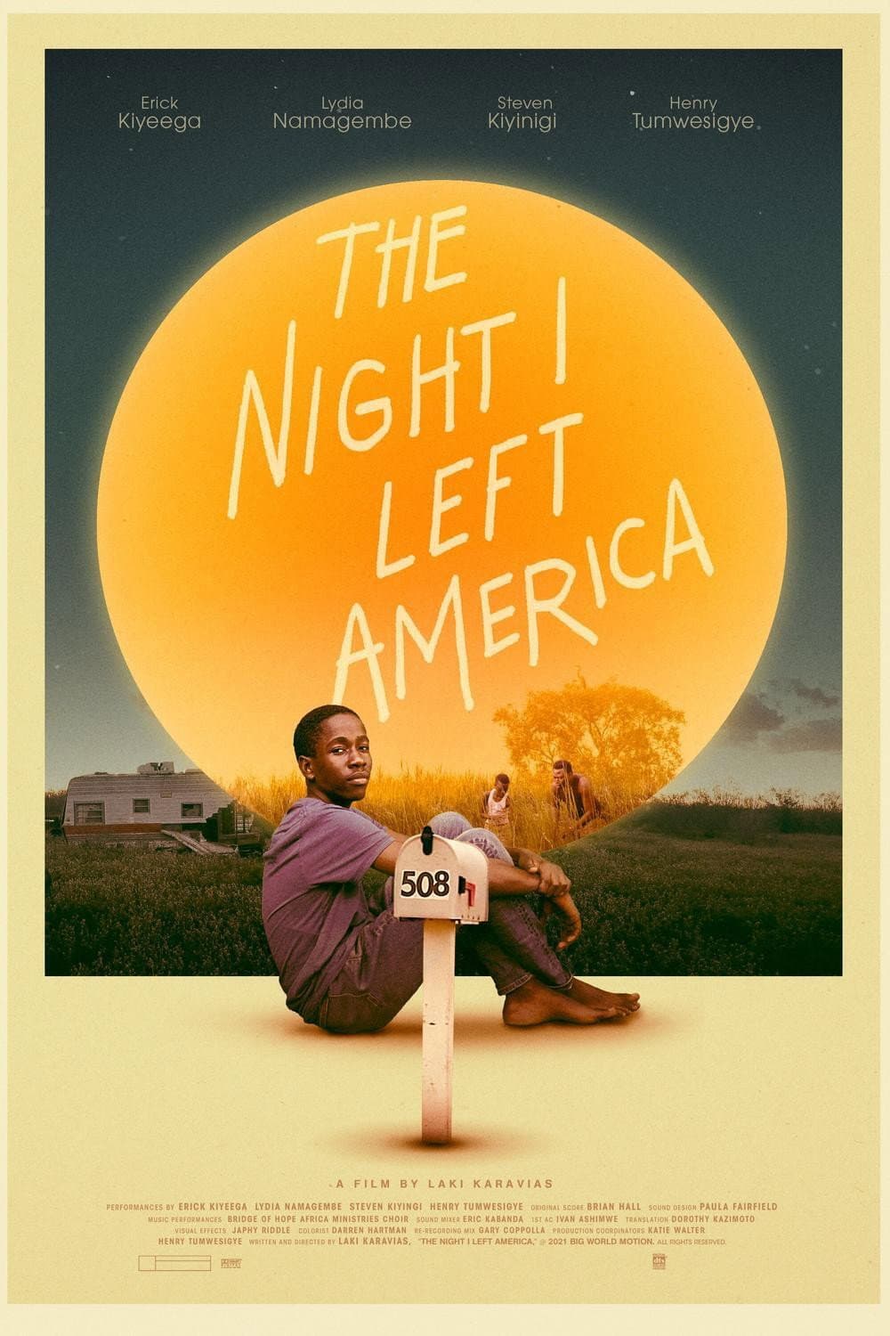 The Night I Left America backdrop