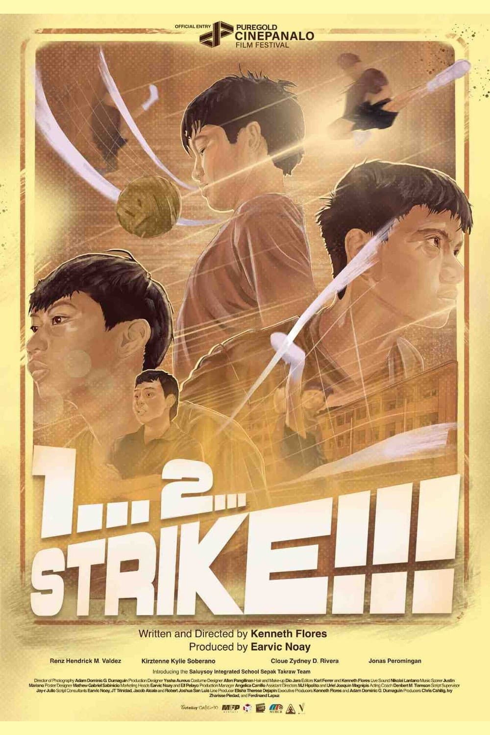 1... 2... Strike!!! backdrop