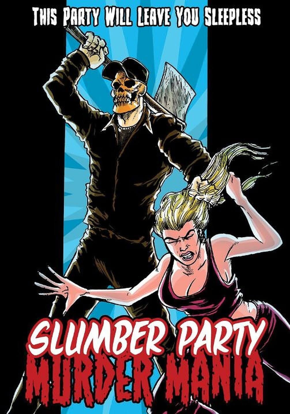 Slumber Party Murder Mania backdrop