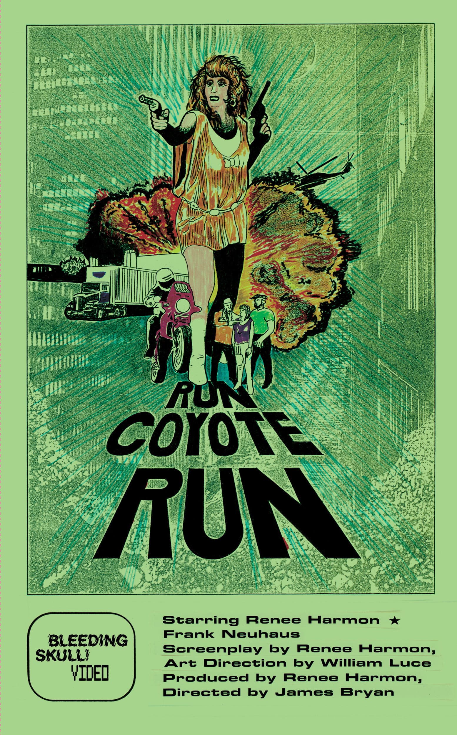 Run Coyote Run backdrop