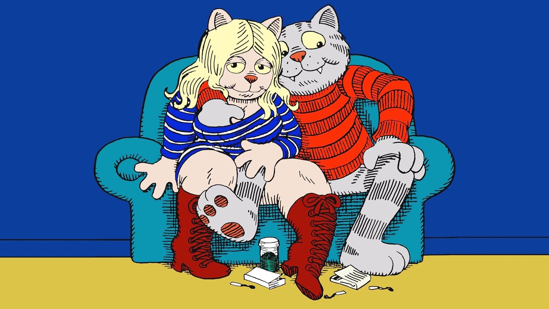 Fritz the Cat backdrop