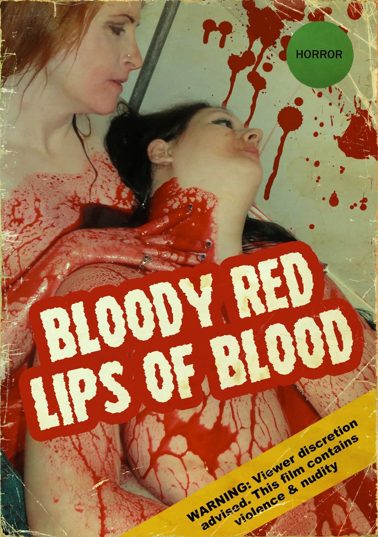 Bloody Red Lips of Blood backdrop