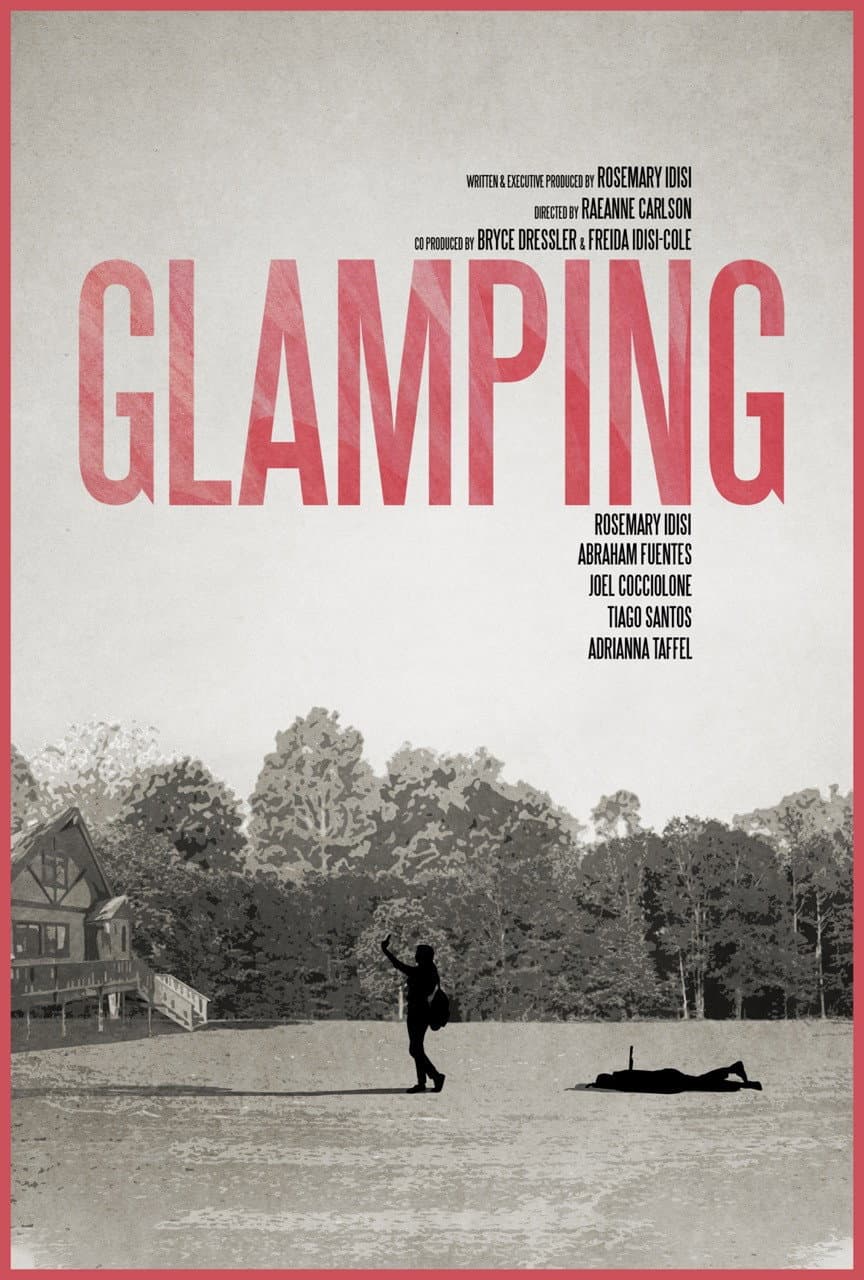 Glamping backdrop