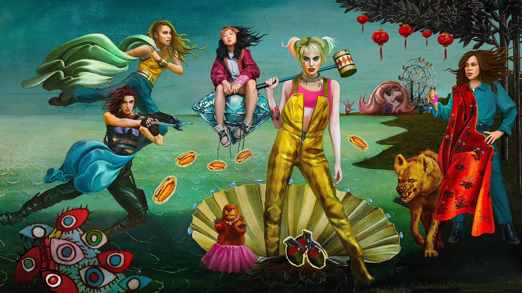 Birds of Prey (and the Fantabulous Emancipation of One Harley Quinn) backdrop