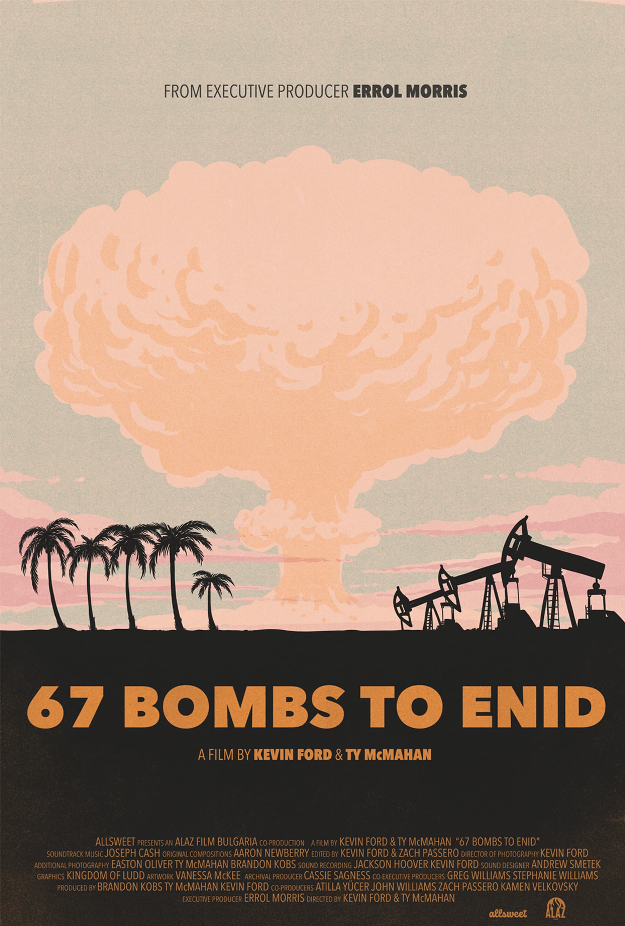 67 Bombs to Enid backdrop