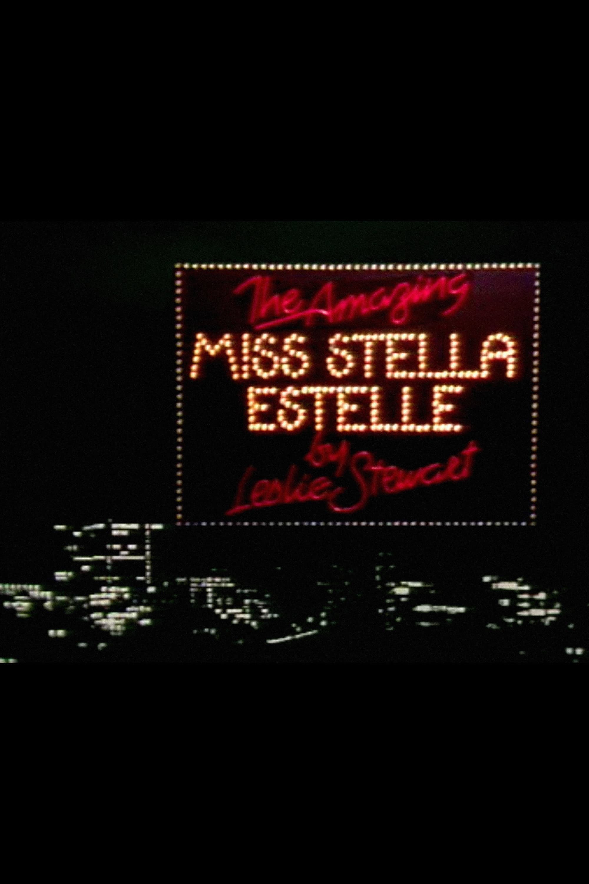 The Amazing Miss Stella Estelle backdrop