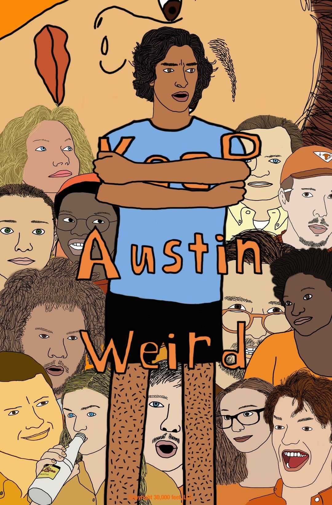 Austin Weird backdrop