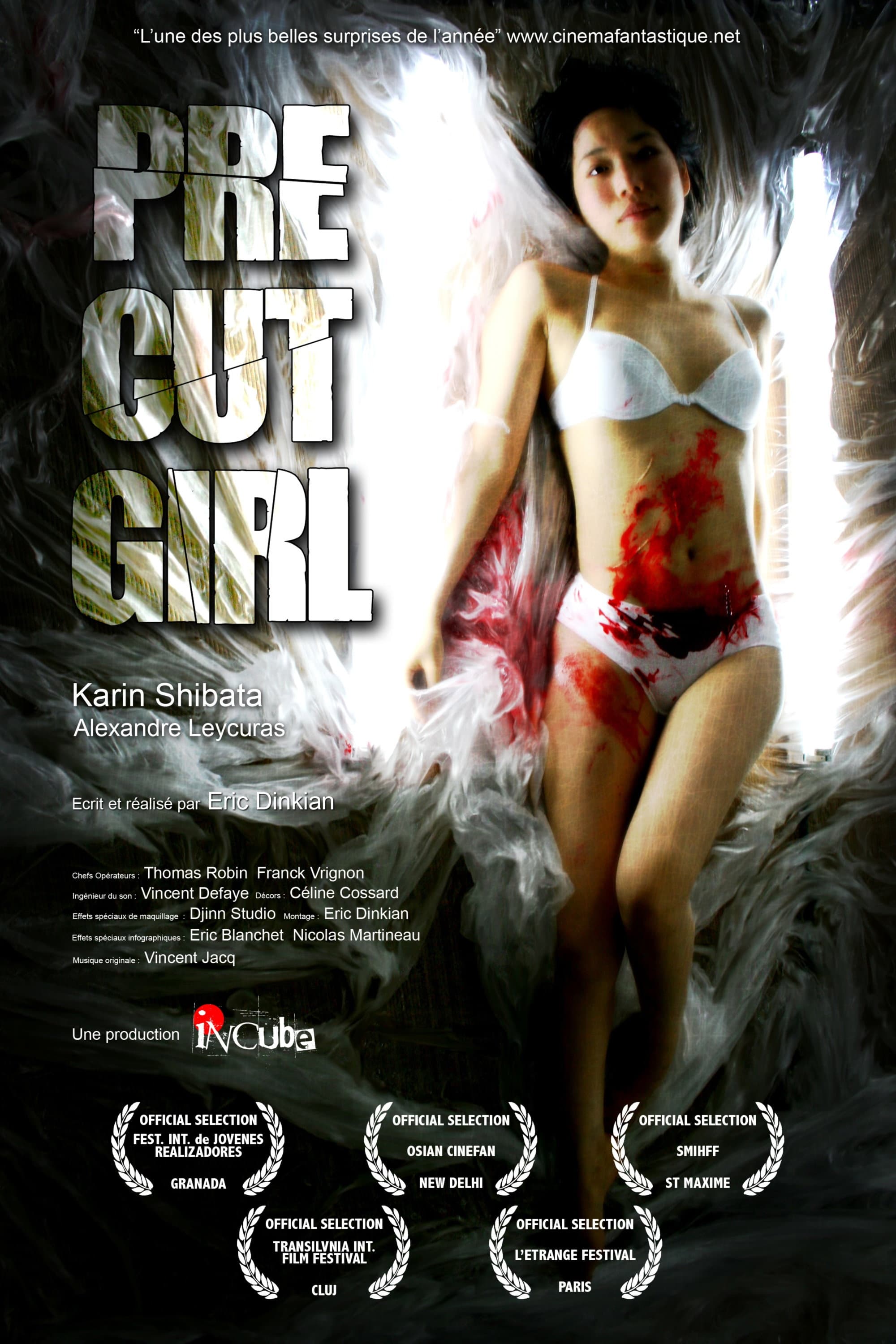 Precut Girl backdrop