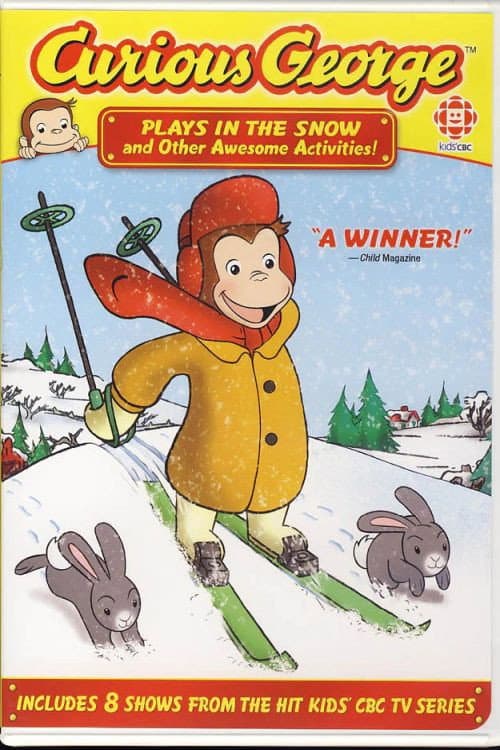 Curious George Plays in the Snow backdrop