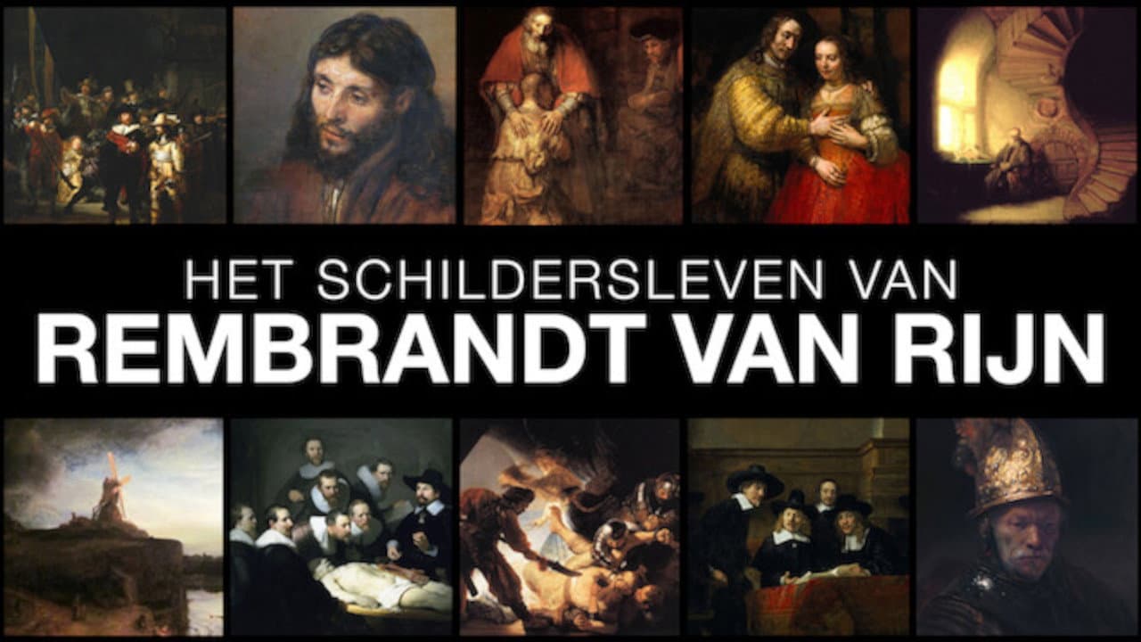 Het schildersleven van Rembrandt van Rijn backdrop