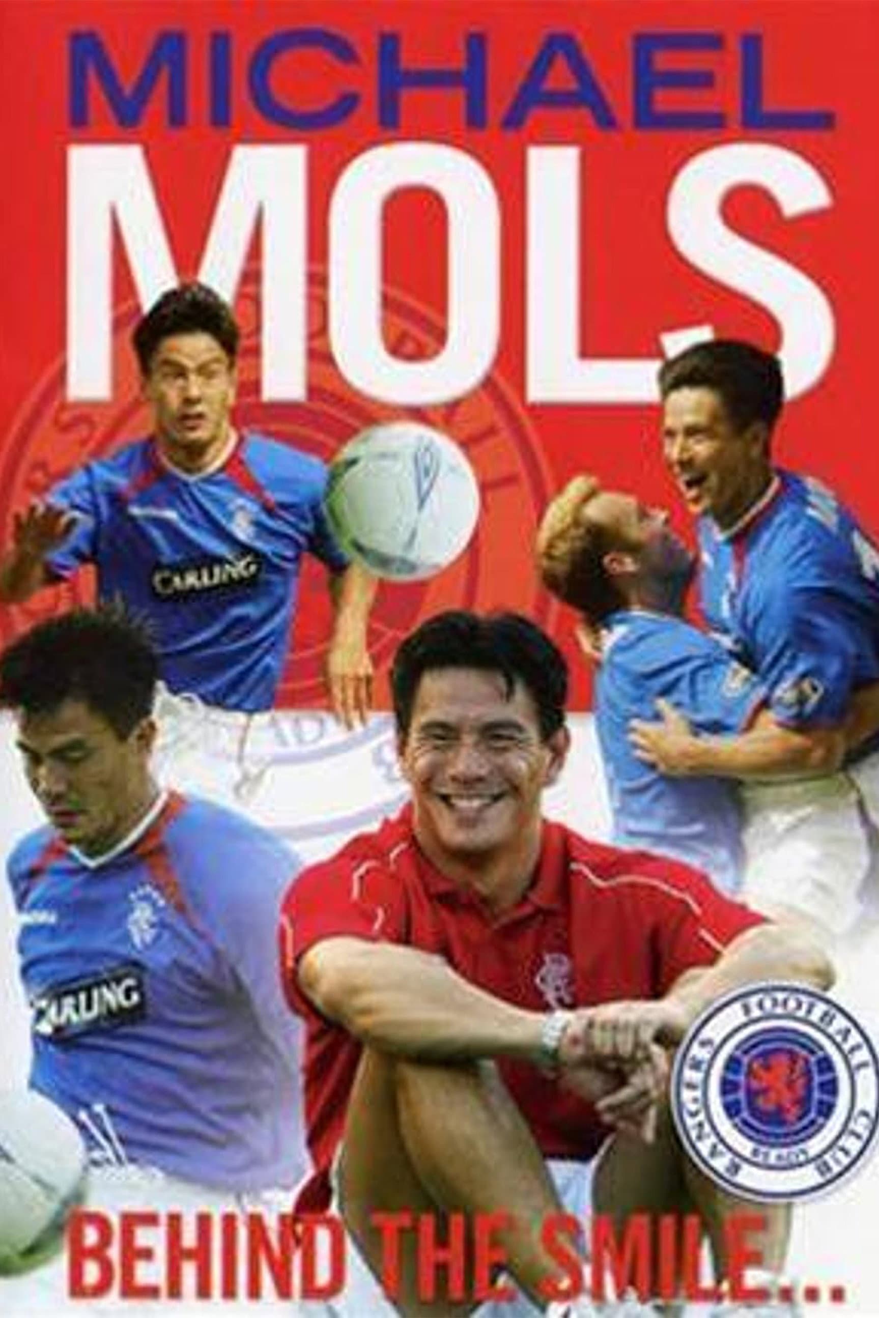 Michael Mols: Behind the Smile backdrop