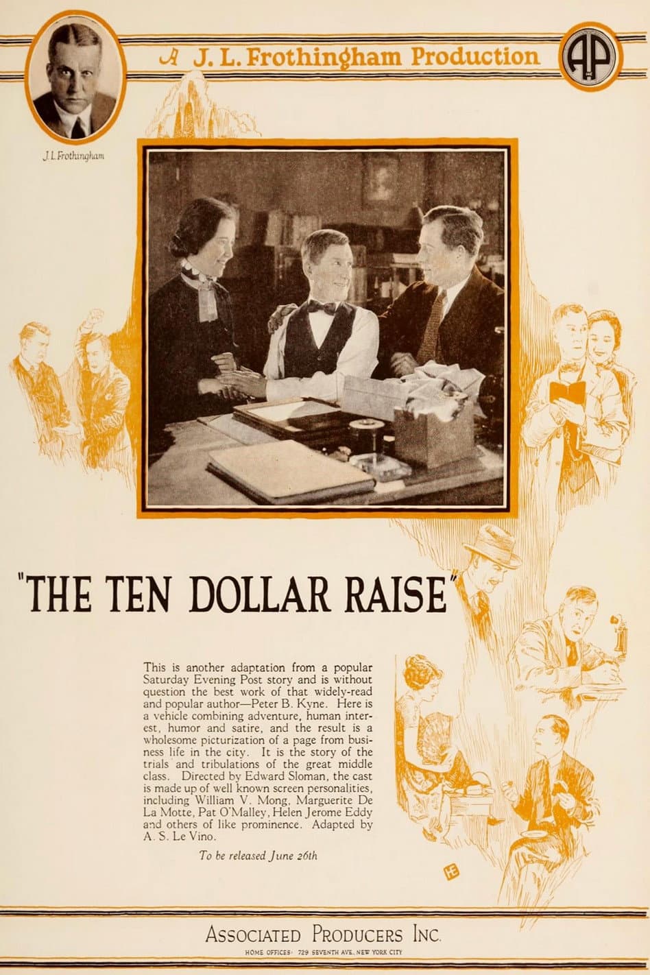 The Ten Dollar Raise backdrop
