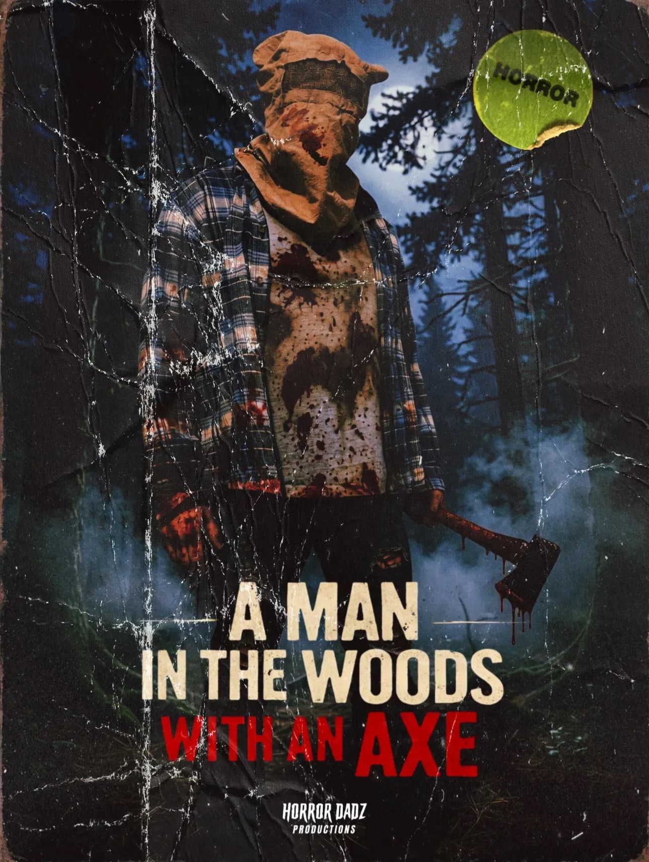 A Man in the Woods with an Axe backdrop