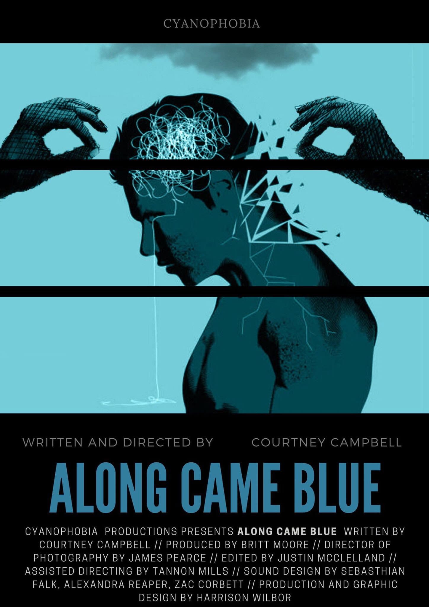 Along Came Blue backdrop