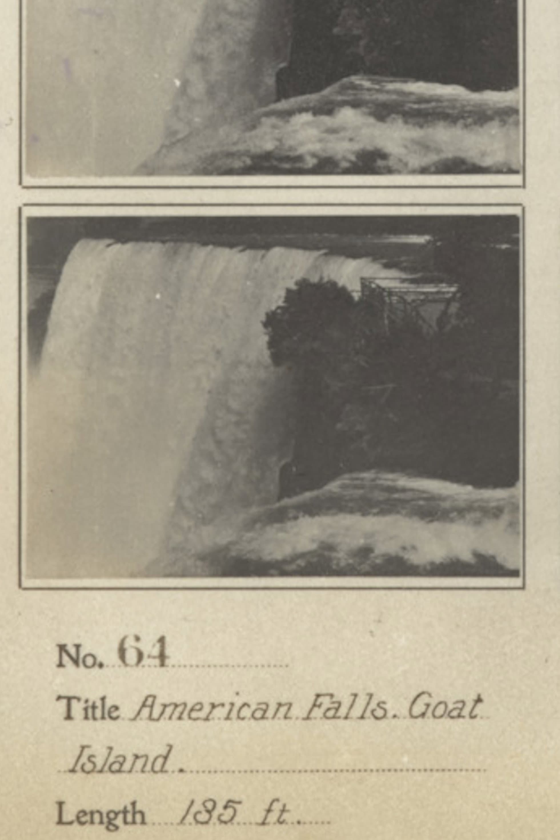 American Falls from Goat Island backdrop
