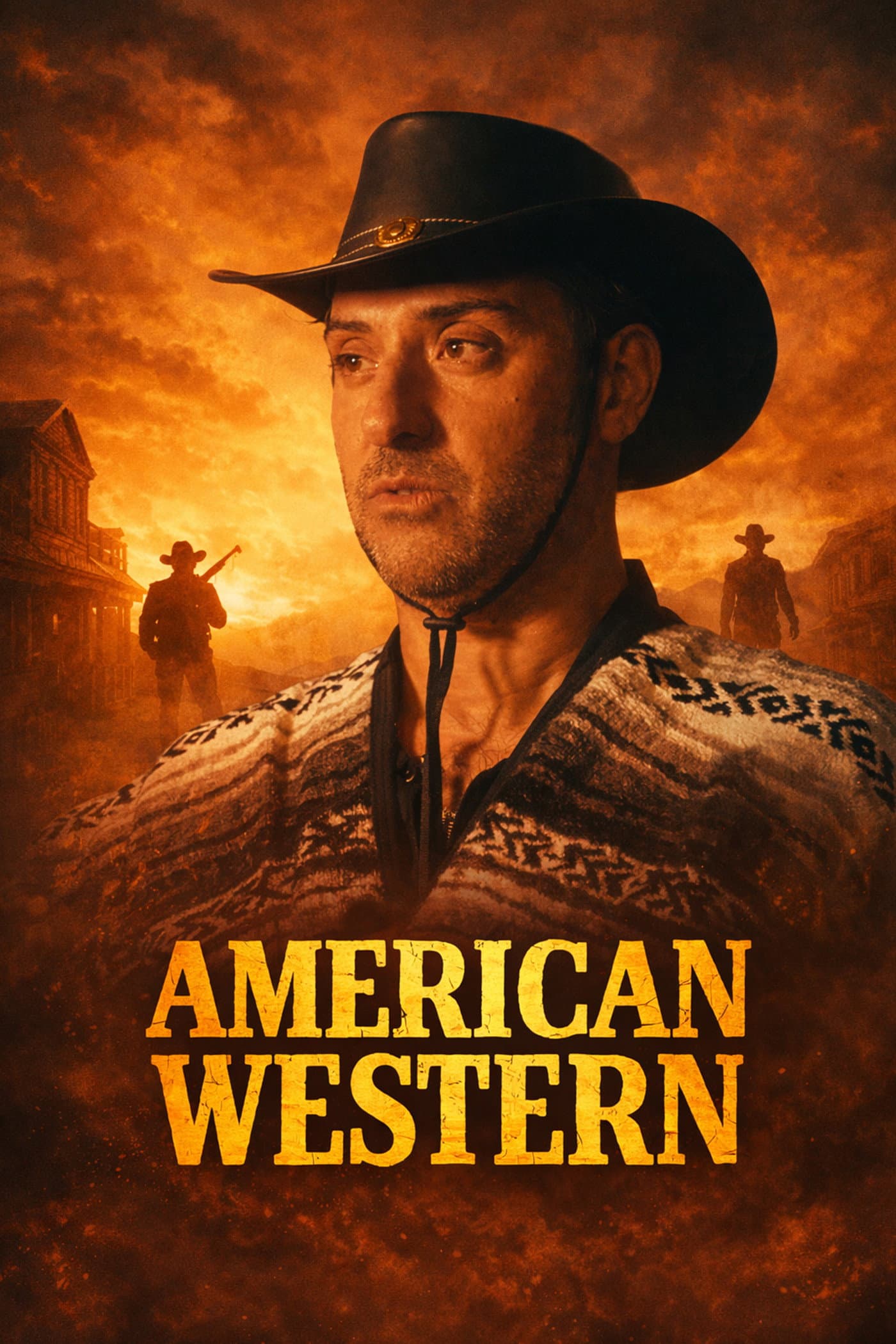 American Western backdrop