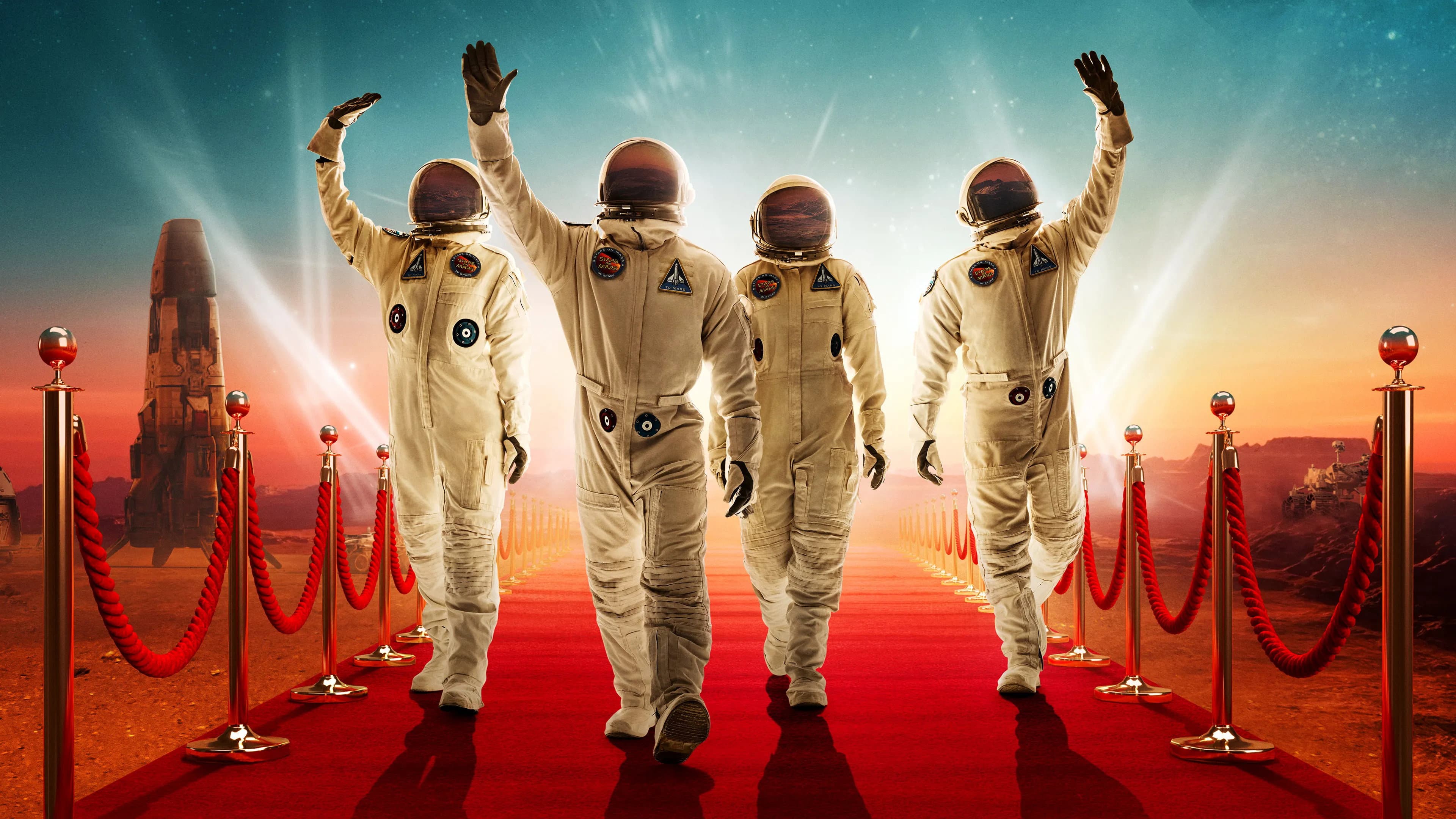 Stars on Mars backdrop