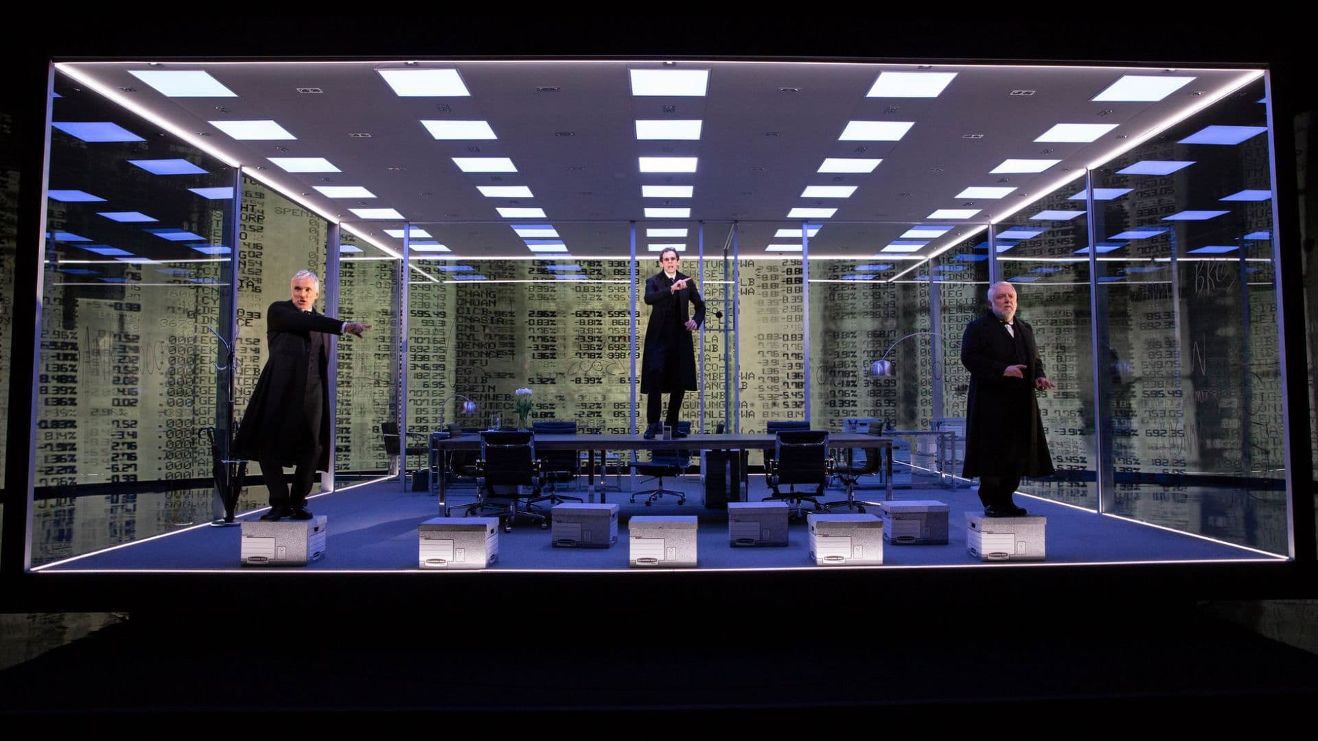 National Theatre Live: The Lehman Trilogy backdrop