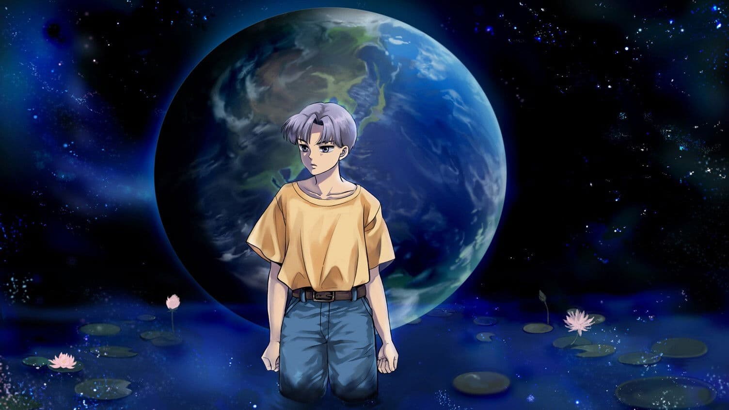 Please Save My Earth backdrop