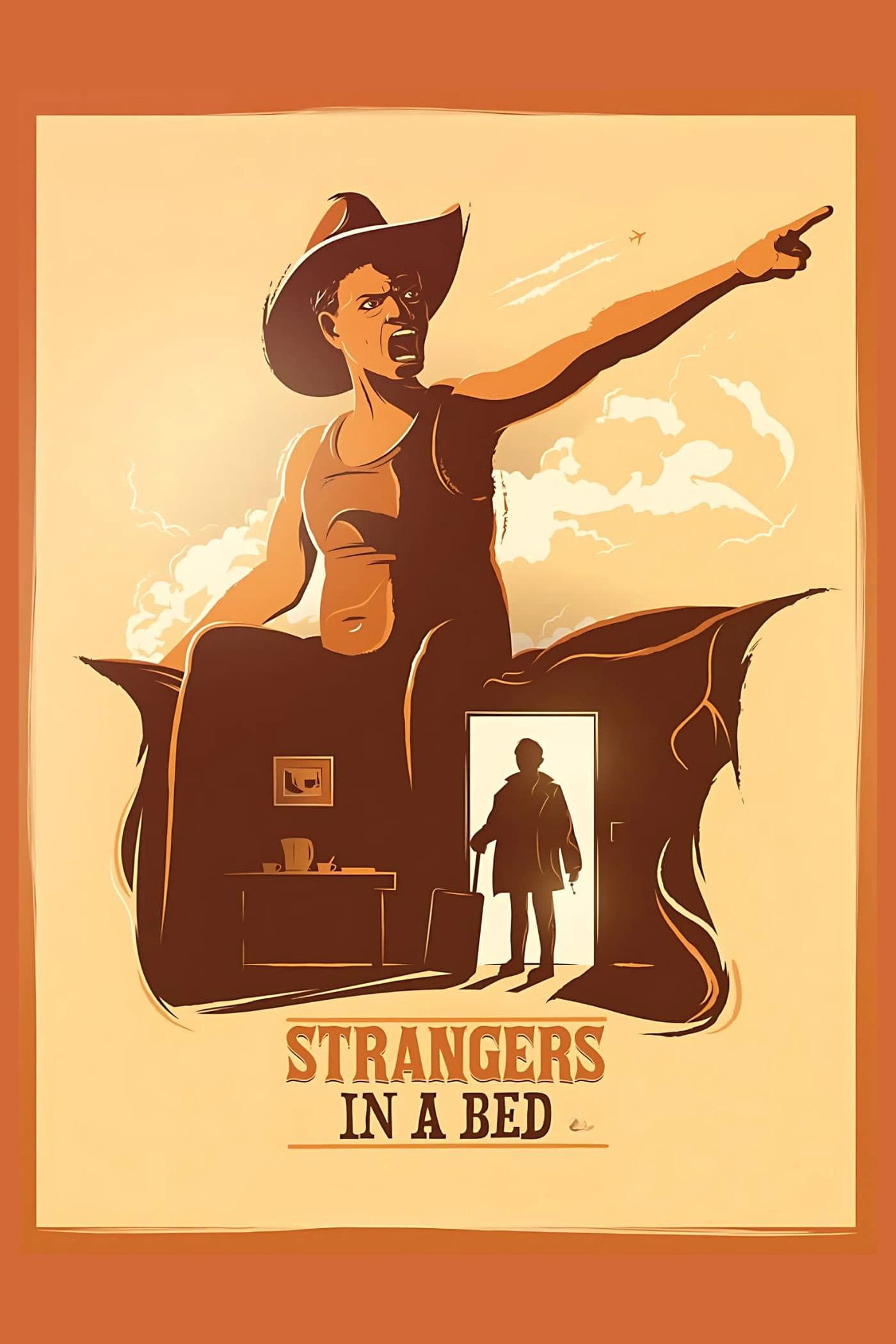 Strangers in a Bed backdrop