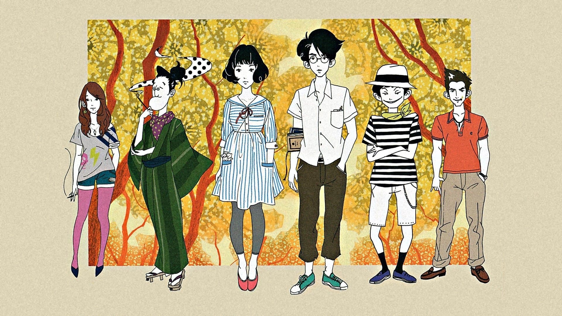 The Tatami Galaxy backdrop