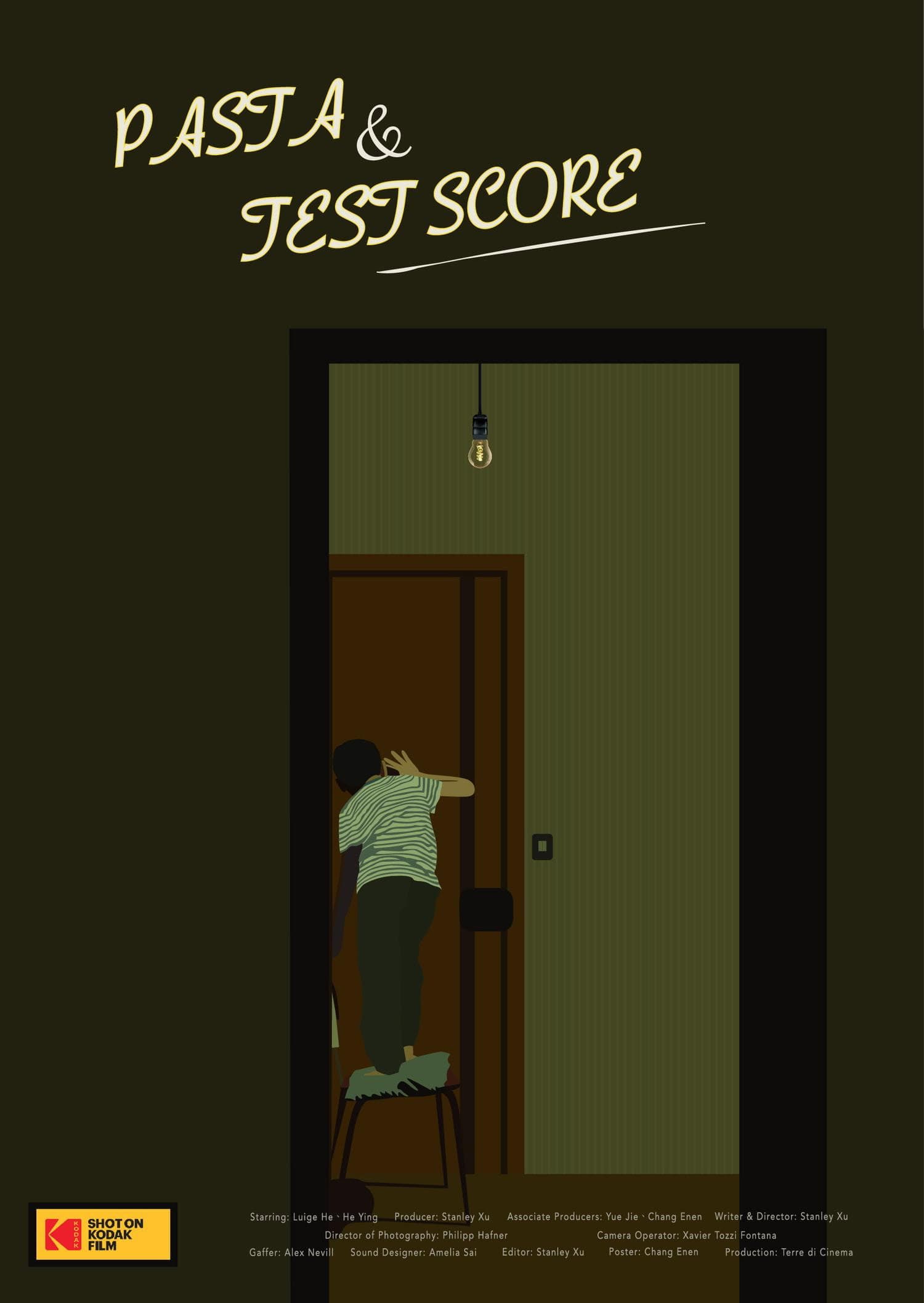 Pasta and Test Score backdrop