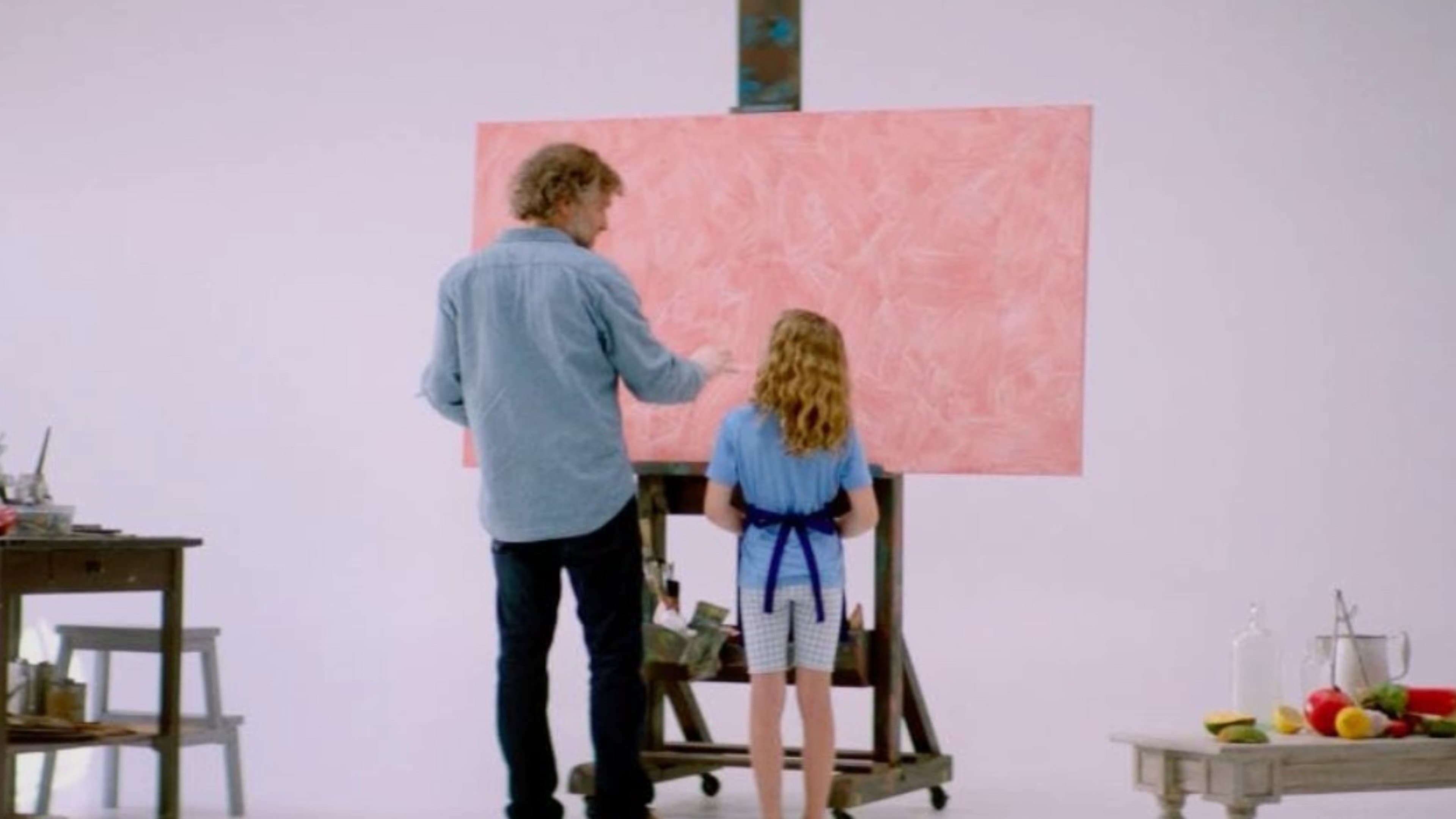 Underpaint backdrop