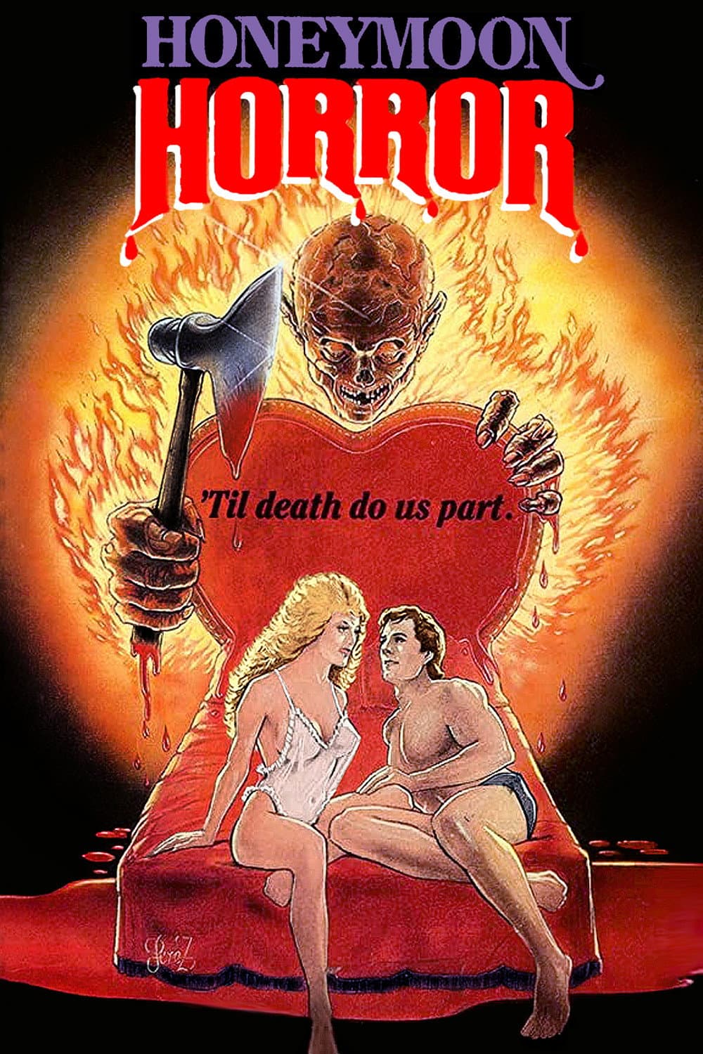 Honeymoon Horror backdrop