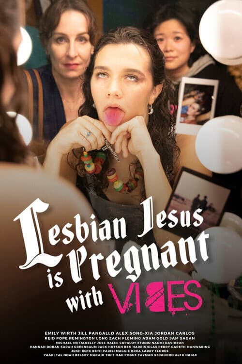 Lesbian Jesus Is Pregnant with Vibes backdrop