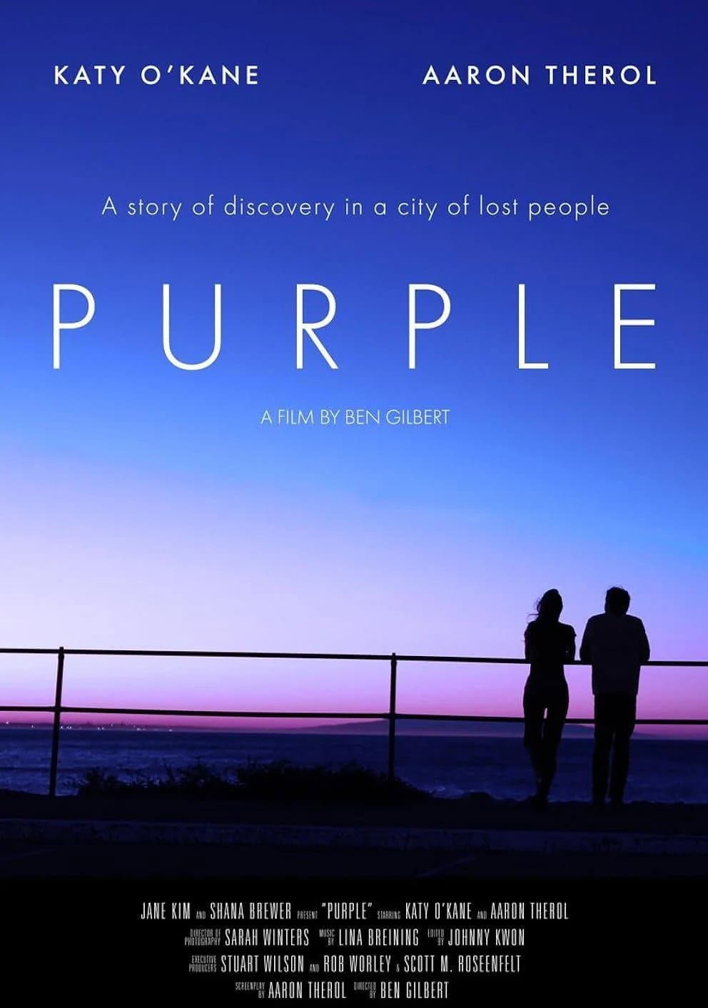 Purple backdrop