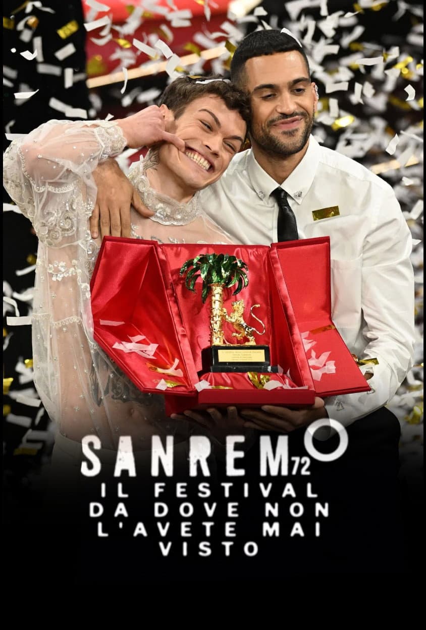 Sanremo 72. Il Festival da dove non l’avete mai visto backdrop