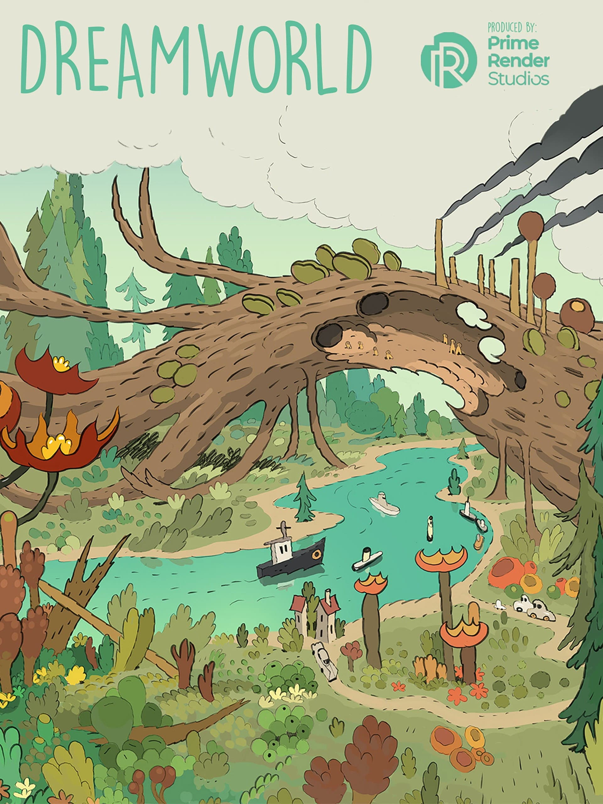 Dream­world backdrop