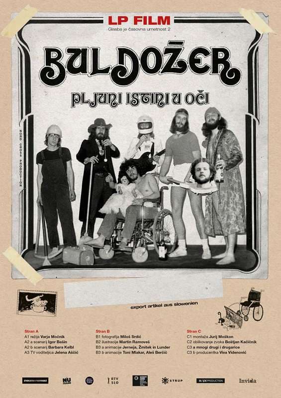 Music Is the Art of Time 2, LP film Buldozer – Spit Truth Into the Eyes backdrop