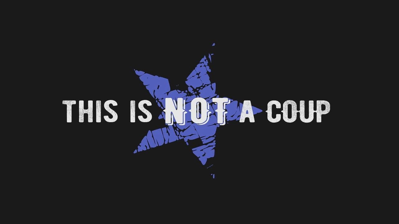 This Is Not a Coup backdrop