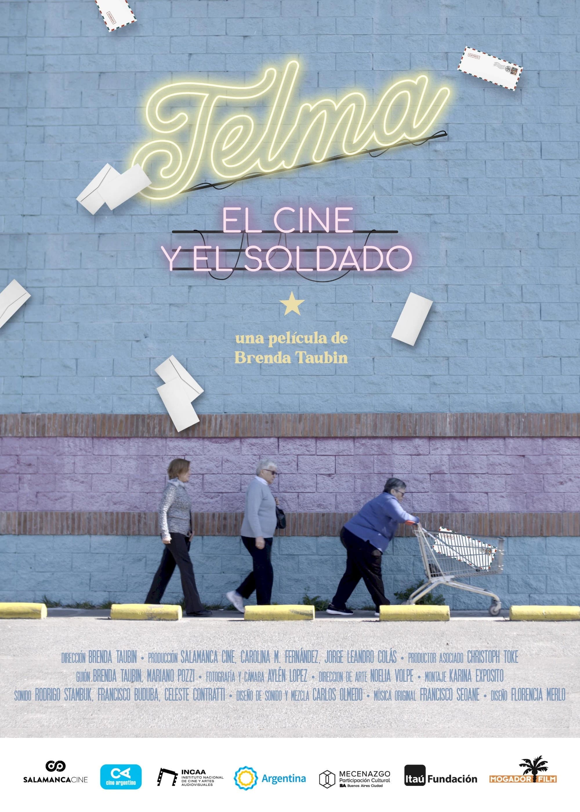 Telma, The Cinema & The Soldier backdrop