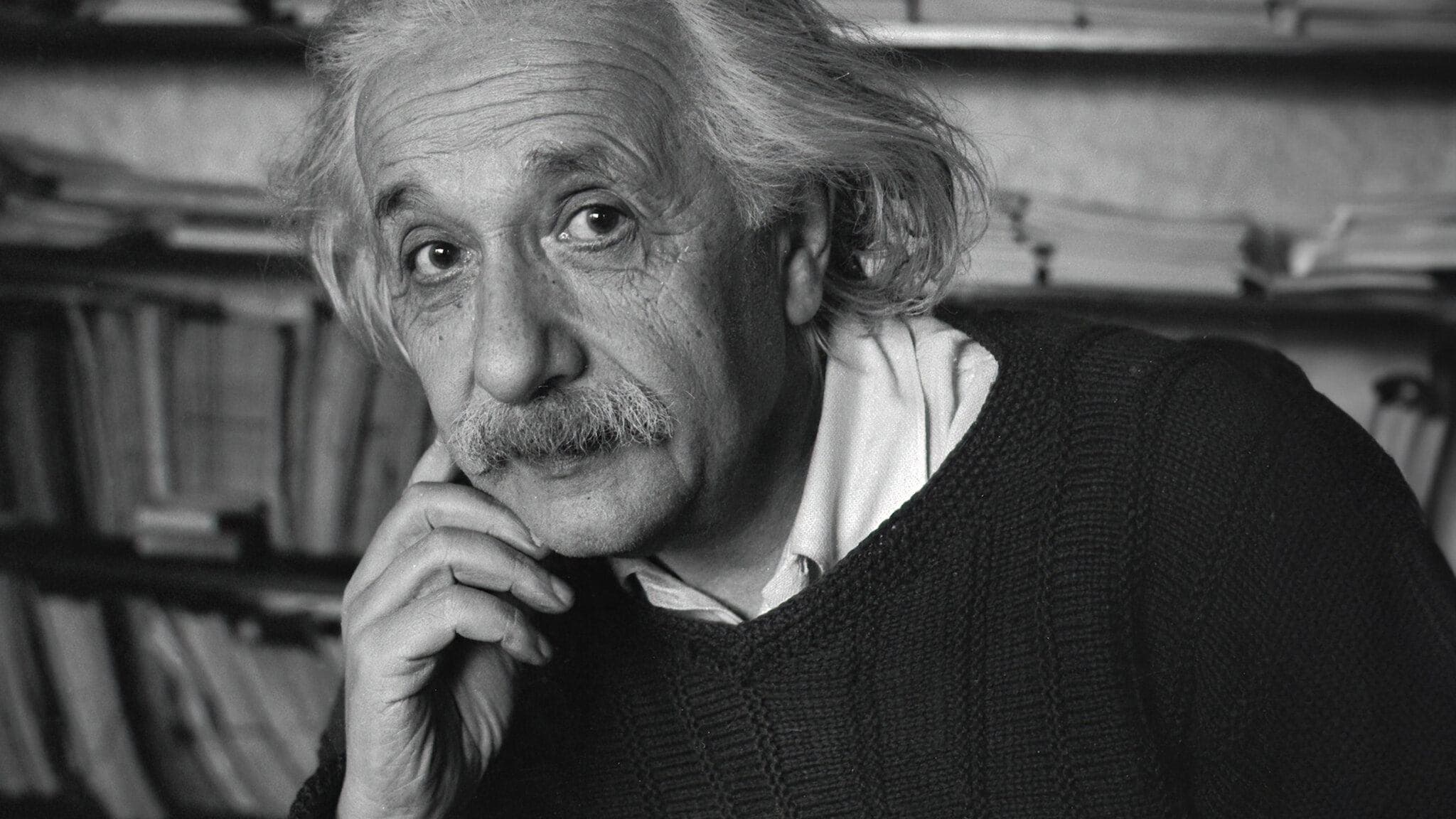 Einstein and the Bomb backdrop