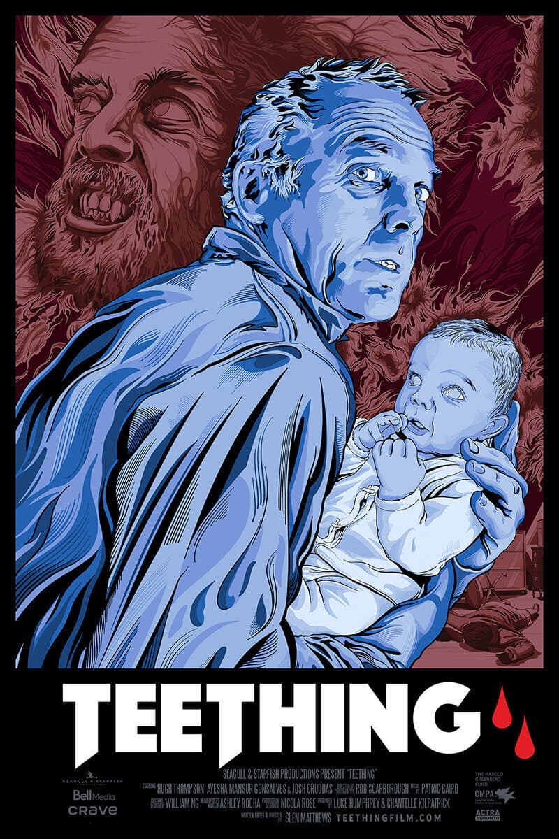 Teething backdrop